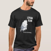 Lefkada Island Mediterranean Sea Coordinates Map V Tシャツ (正面)
