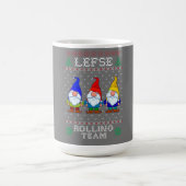Lefse Rolling Team, Christmas Baking Tomte Gnome コーヒーマグカップ (中央)