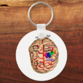 Left and Risht Side of Brain キーホルダー (正面)