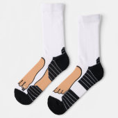 Left foot Right Foot Cartoon Style Socks ソックス (左)