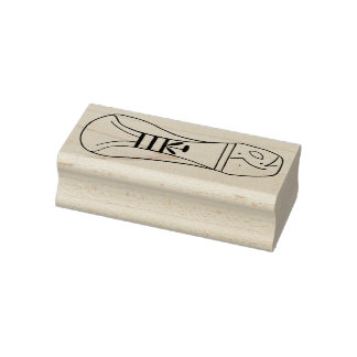 Left Footprint of extraterrestrial rubber stamp ラバースタンプ