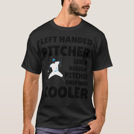 Left Handed Pitcher Gift  Lefty Pitcher Baseball b Tシャツ (正面)