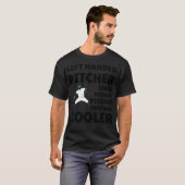 Left Handed Pitcher Gift  Lefty Pitcher Baseball b Tシャツ (正面フル)