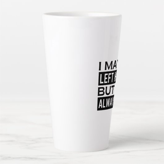Left Handers Mug カフェラテマグ (正面)