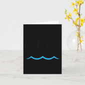 Left It In The Water Baptism Water Splash Black Le カード (黄色い花)