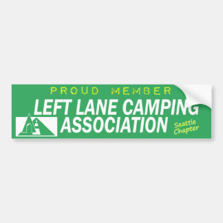 Left Lane Camping Association (Seattle Chapter) バンパーステッカー