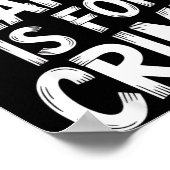 Left Lane Is For Crime Highway Driving Sarcastic J ポスター (角)