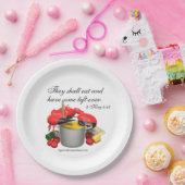 Left overs 2 Kings 4:43 ペーパープレート (パーティー)