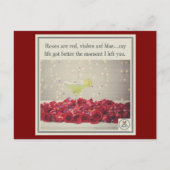 Left you シーズンポストカード (正面)