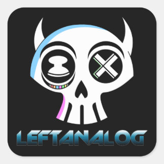 LeftAnalog文字ステッカーシート スクエアシール