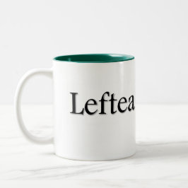 Lefteaの左利きの茶 ツートーンマグカップ