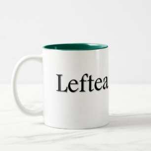 Lefteaの左利きの茶 ツートーンマグカップ