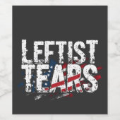 Leftist Tears Liberal Democrats Kamal Harris  ワインラベル (シングルラベル)