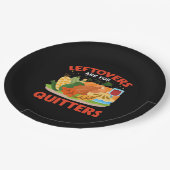 Leftovers Are For Quitters Classic Aesthetic Style ペーパープレート (アングル)