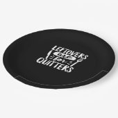 Leftovers Are For Quitters Eat Everything Classic ペーパープレート (アングル)