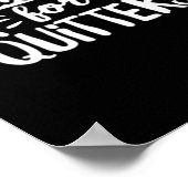 Leftovers Are For Quitters Eat Everything Classic ポスター (角)