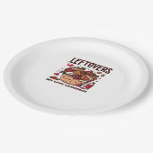 Leftovers Are For Quitters - Funny Classic Design ペーパープレート (アングル)