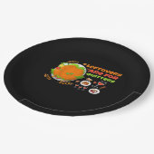 Leftovers Are For Quitters Funny Food Thanksgiving ペーパープレート (アングル)