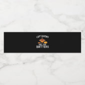 Leftovers Are For Quitters Funny Thanksgiving Day  ペットボトルラベル (シングルラベル)