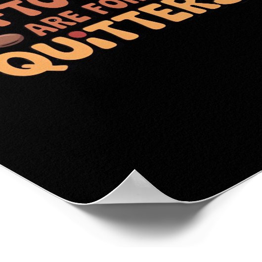 Leftovers Are For Quitters Funny Thanksgiving Desi ポスター (角)