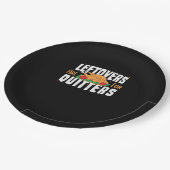 Leftovers Are For Quitters Funny Thanksgiving Turk ペーパープレート (アングル)