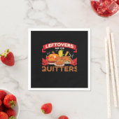 Leftovers Are For Quitters Minimal Creative スタンダードカクテルナプキン (インサイチュ)