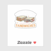 Leftovers Are For Quitters Sandwichers Essential シール (シート)