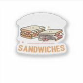 Leftovers Are For Quitters Sandwichers Essential シール (正面)