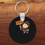 Leftovers Are For Quitters Thanksgiving Classic Fu キーホルダー (正面)