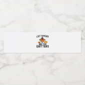 Leftovers Are For Quitters Thanksgiving Day Turkey ペットボトルラベル (シングルラベル)