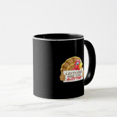 Leftovers Are For Quitters Thanksgiving Fun Classi マグカップ (正面右)