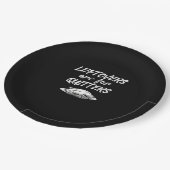 Leftovers Are For Quitters Thanksgiving Funny Sayi ペーパープレート (アングル)