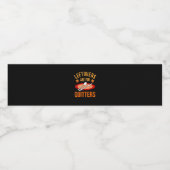 Leftovers Are For Quitters Turkey Thanksgiving Fam ペットボトルラベル (シングルラベル)