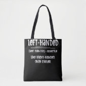 Lefty Left Handed Definition トートバッグ (正面)