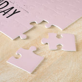 Leg Day Elegant Flamingo Fun Fitness ジグソーパズル (側面)