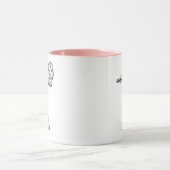 Leg Day Elegant Flamingo Fun Fitness マグカップ (中央)