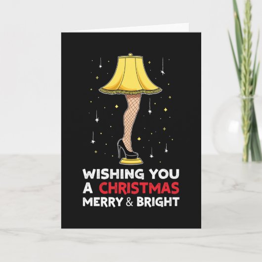 Leg Lamp Christmas Card カード (正面)