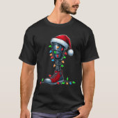 Leg Prosthetics Amputee Amputation Xmas  Unisex Ad Tシャツ (正面)