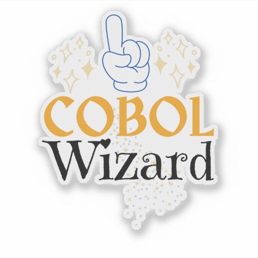 Legacy Cobol Programming Language Wizard  シール (正面)