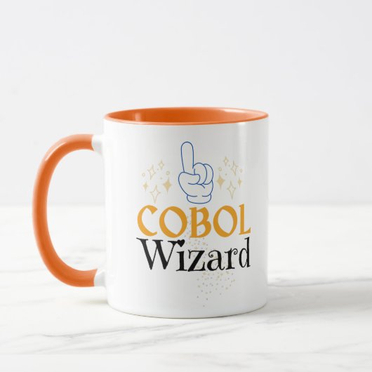 Legacy Cobol Programming Language Wizard  マグカップ (左)