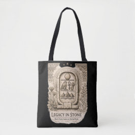 Legacy in Stone | Royal Cartouche | Ancient Africa トートバッグ