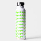 Legacy Minimalist Gym Design – Neon Green Fitness  ウォーターボトル (左面)