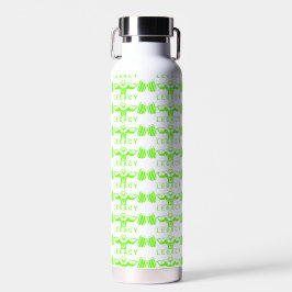Legacy Minimalist Gym Design – Neon Green Fitness ウォーターボトル