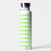 Legacy Minimalist Gym Design – Neon Green Fitness  ウォーターボトル (右面)