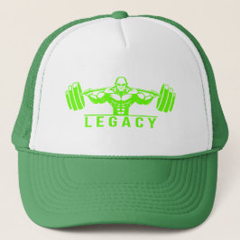 Legacy Minimalist Gym Design – Neon Green Fitness キャップ