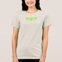 Legacy Minimalist Gym Design – Neon Green Fitness トライブレンドTシャツ