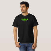 Legacy Minimalist Gym Design – Neon Green Fitness Tシャツ (正面フル)