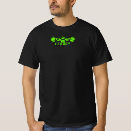 Legacy Minimalist Gym Design – Neon Green Fitness Tシャツ