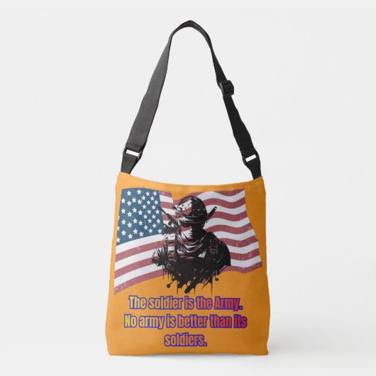 Legacy of the brave orange クロスボディバッグ (正面)