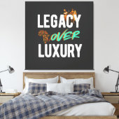 Legacy Over Luxury | キャンバスプリント (インサイチュ (寝室))